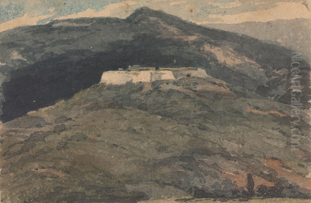 Fort Putnam From Capn. Philips Parlour. W. P. 1st Attempt, From Nature Oil Painting by Thomas Sully