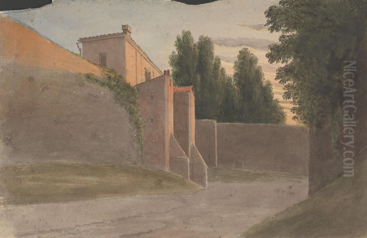 Under the Walls of Rome Oil Painting by Isaac Weld