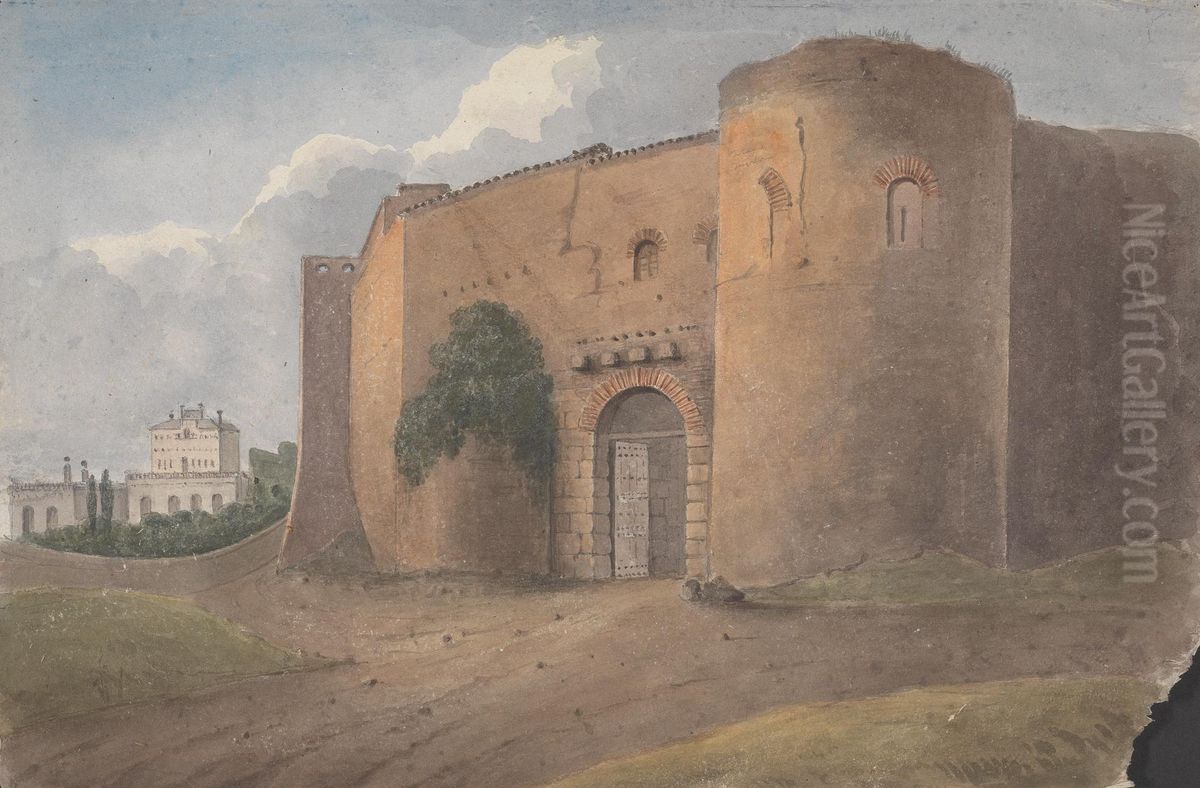 Rome, Porta Pia Oil Painting by Isaac Weld