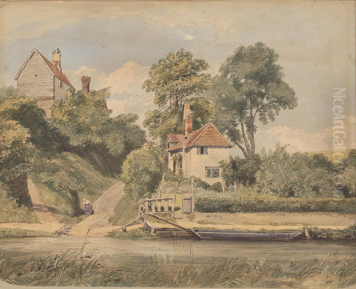 Landscape Oil Painting by Thomas Churchyard