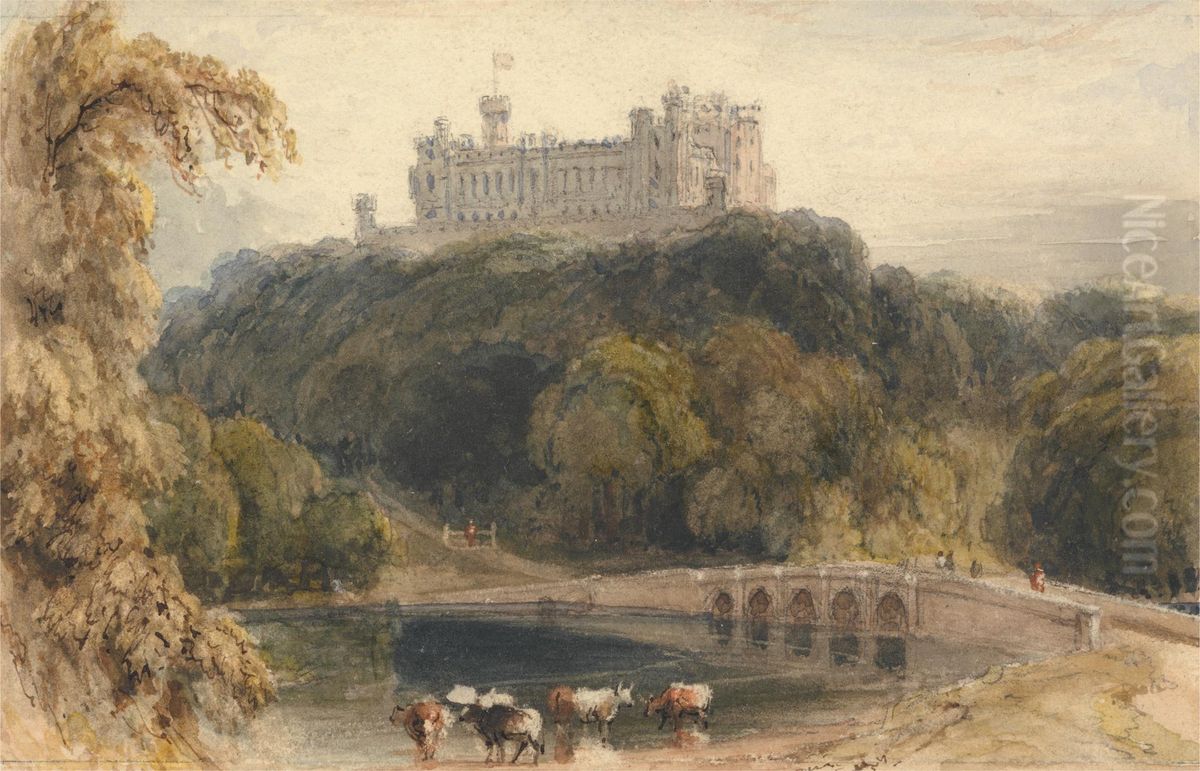 Belvoir Castle, Rutland Oil Painting by William Daniell RA
