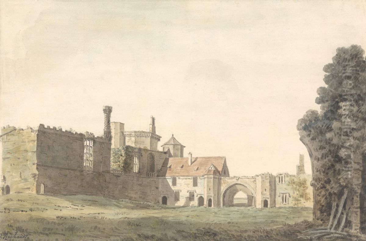 Thornbury Castle, Gloucestershire Oil Painting by John Inigo Richards