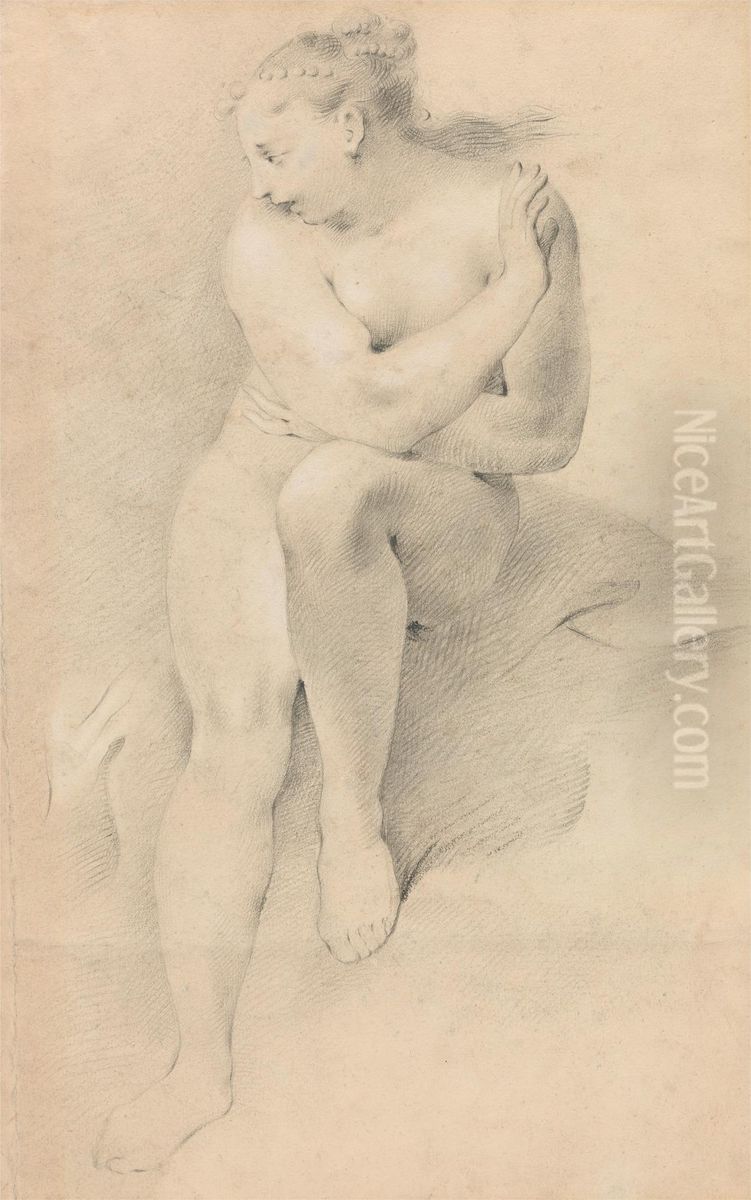 Study of a Classical Female Figure Oil Painting by John Opie