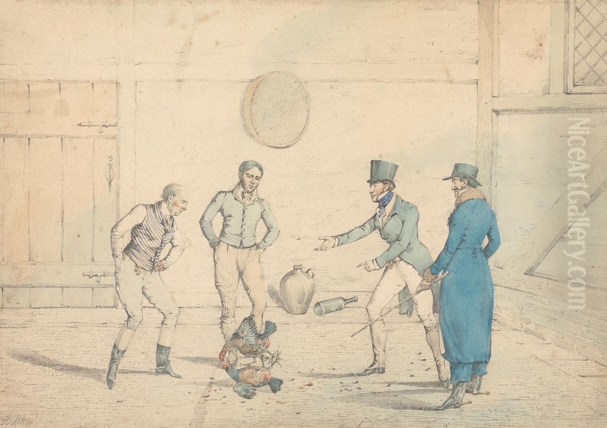 The Fight, Engraved as Plate 39 in 