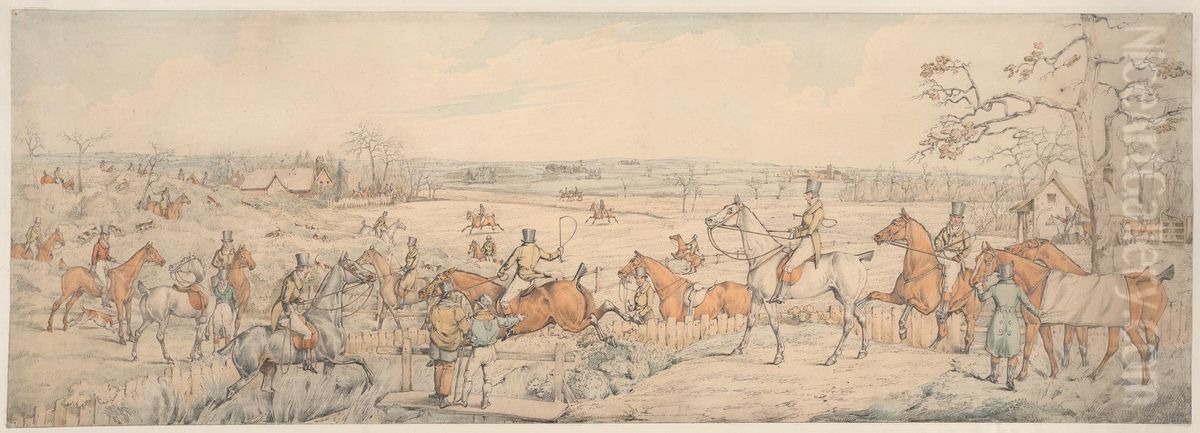 The Meet Oil Painting by Henry Thomas Alken