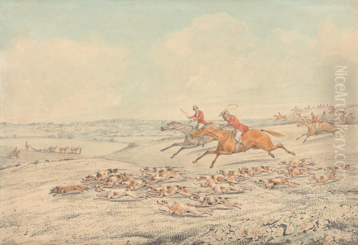 Full Cry Oil Painting by Henry Thomas Alken