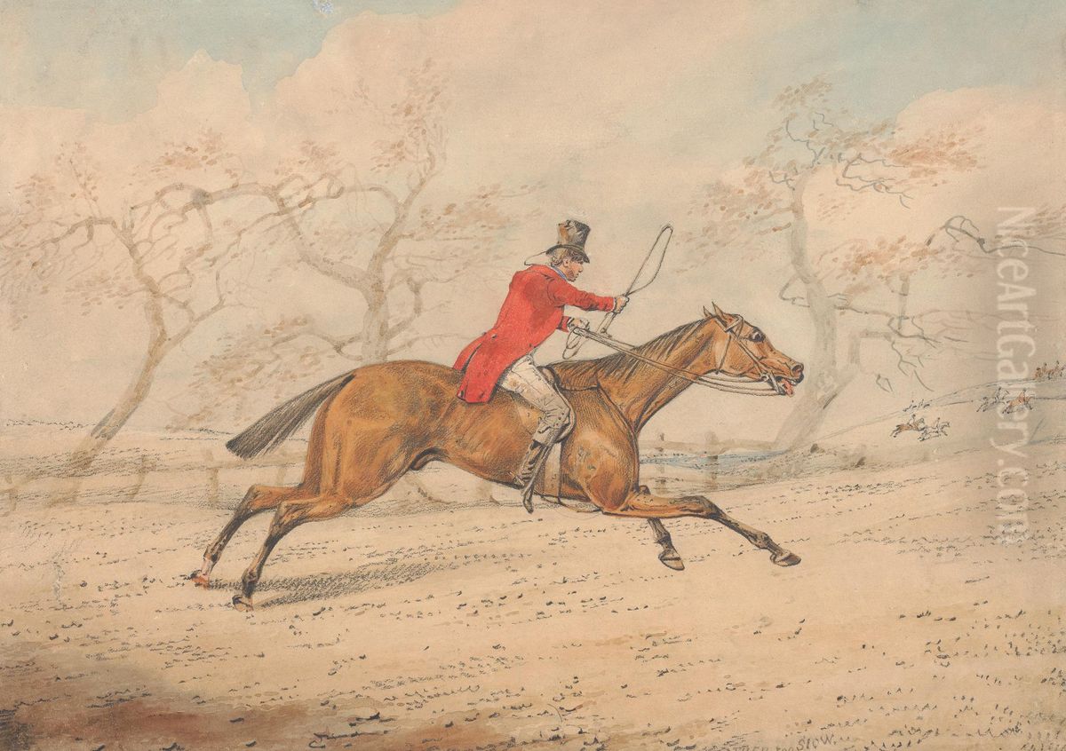 'Rather Too Slow' Oil Painting by Henry Thomas Alken