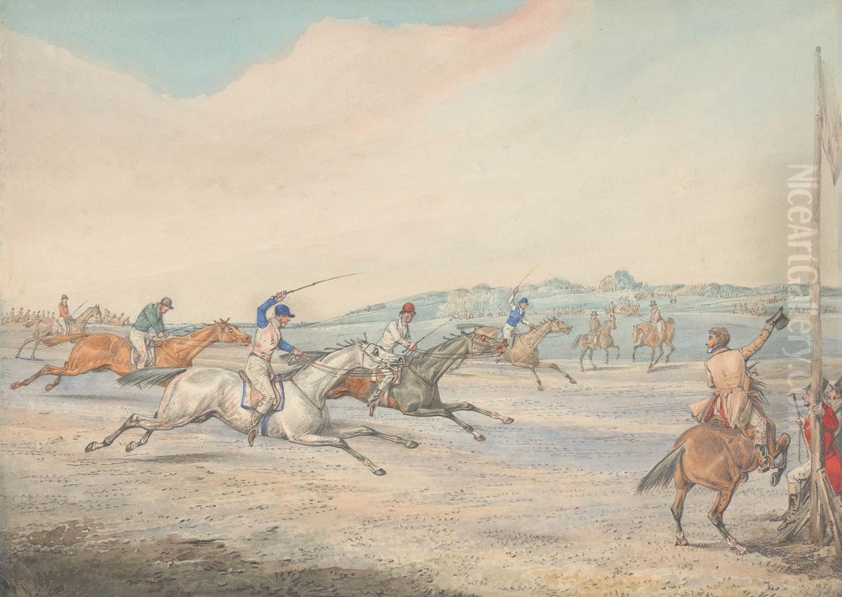 The Finish Oil Painting by Henry Thomas Alken