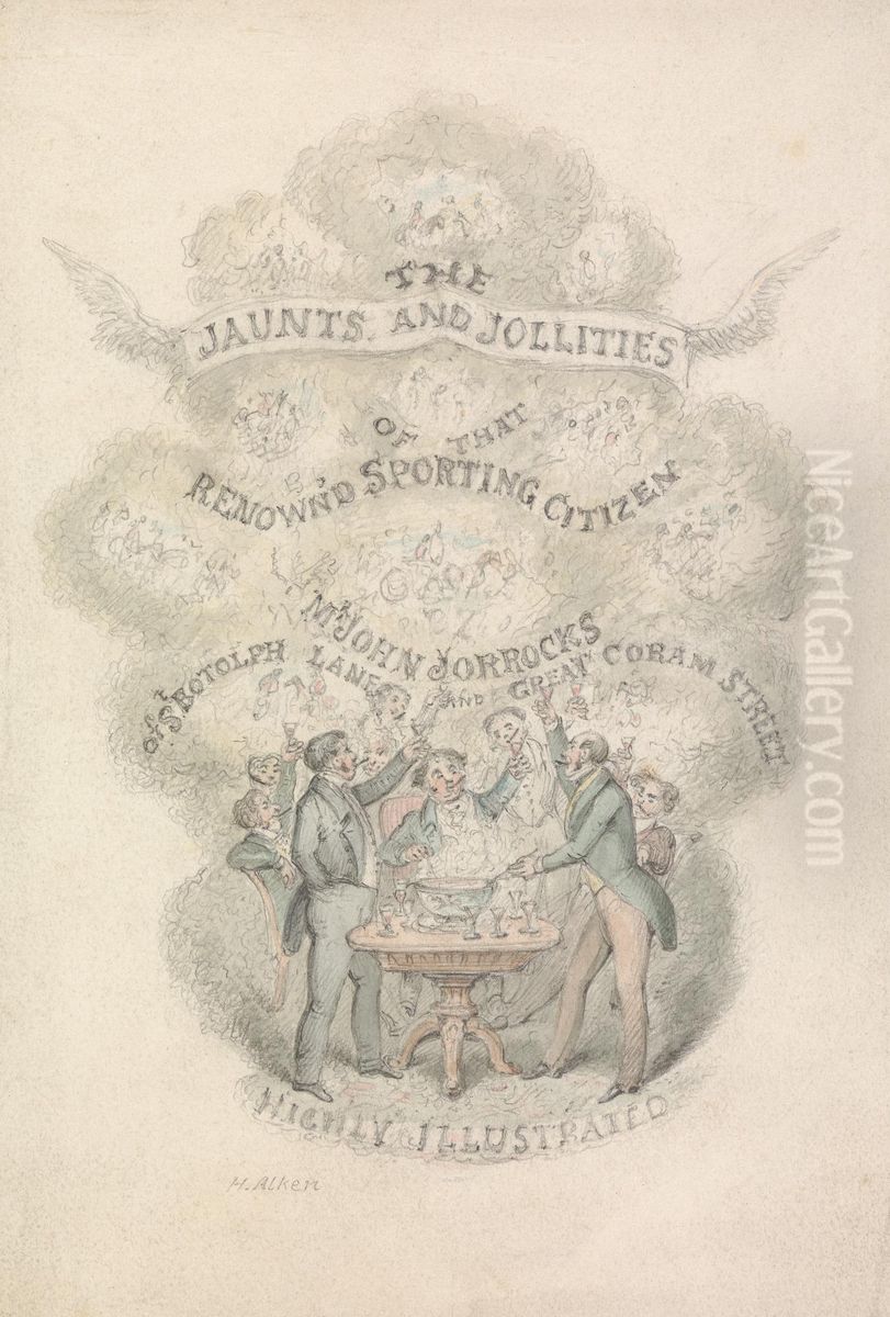 Title page Oil Painting by Henry Thomas Alken