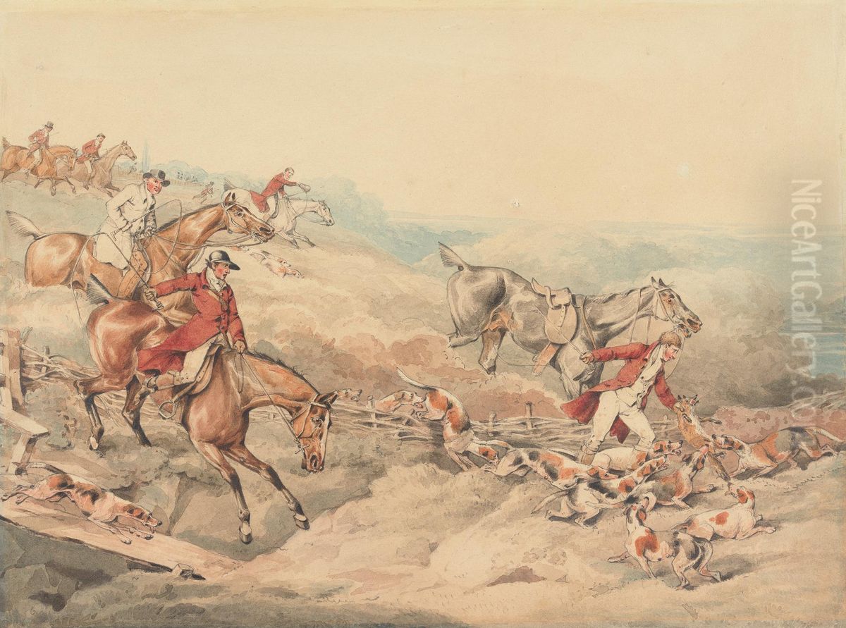 The Death Oil Painting by Henry Thomas Alken