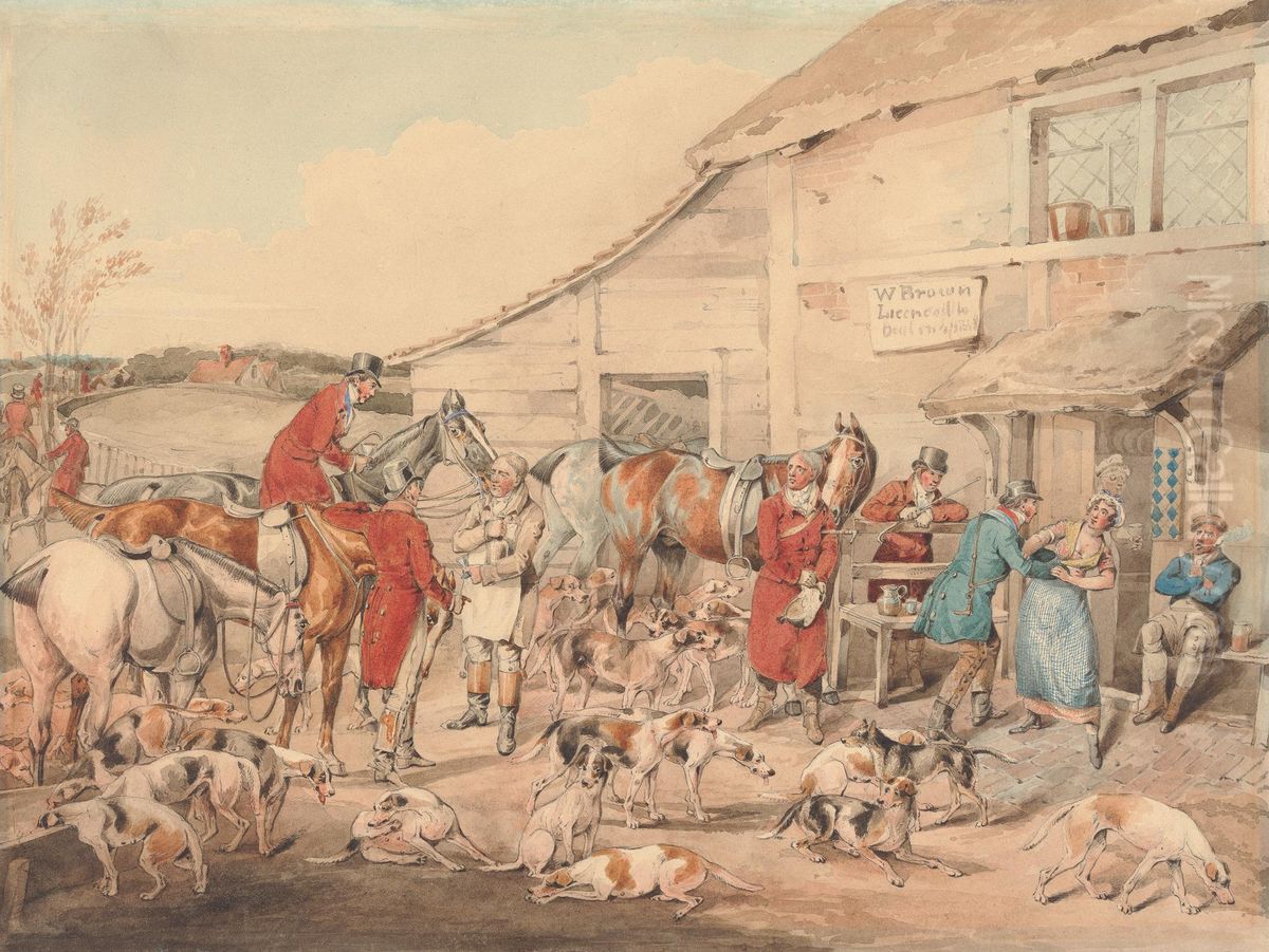 The Refreshment Oil Painting by Henry Thomas Alken