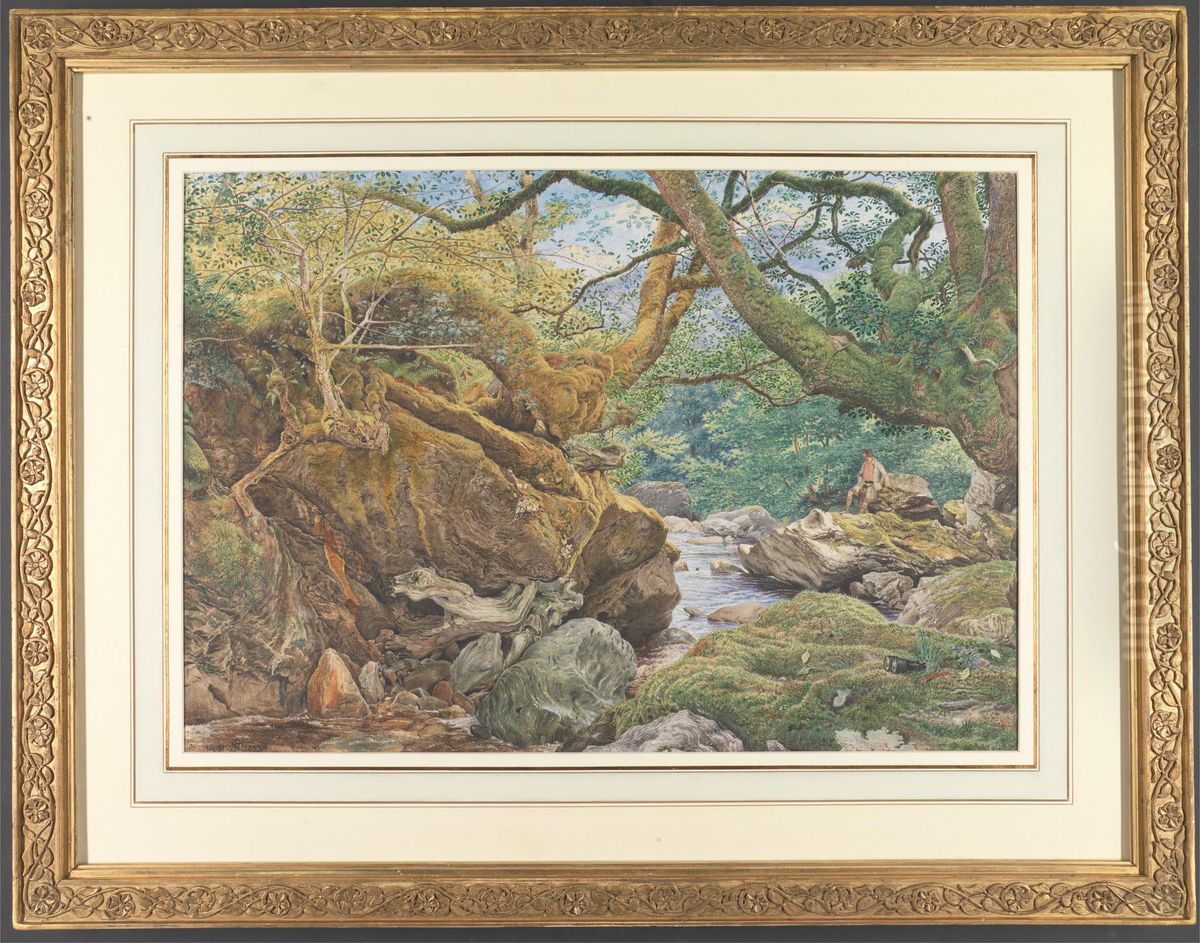 Inveruglas Oil Painting by Joseph Noel Paton
