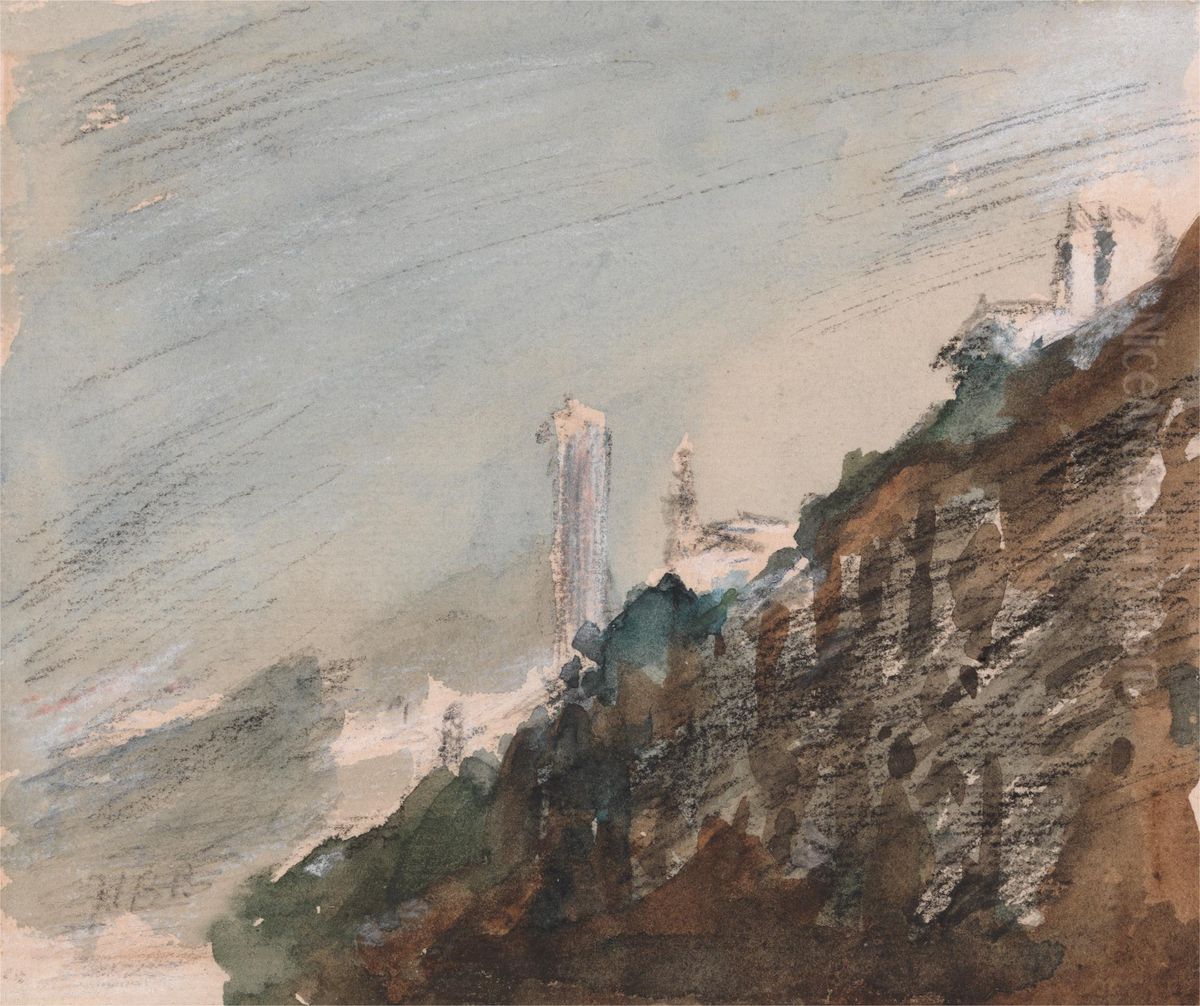 Tivoli Oil Painting by Hercules Brabazon Brabazon