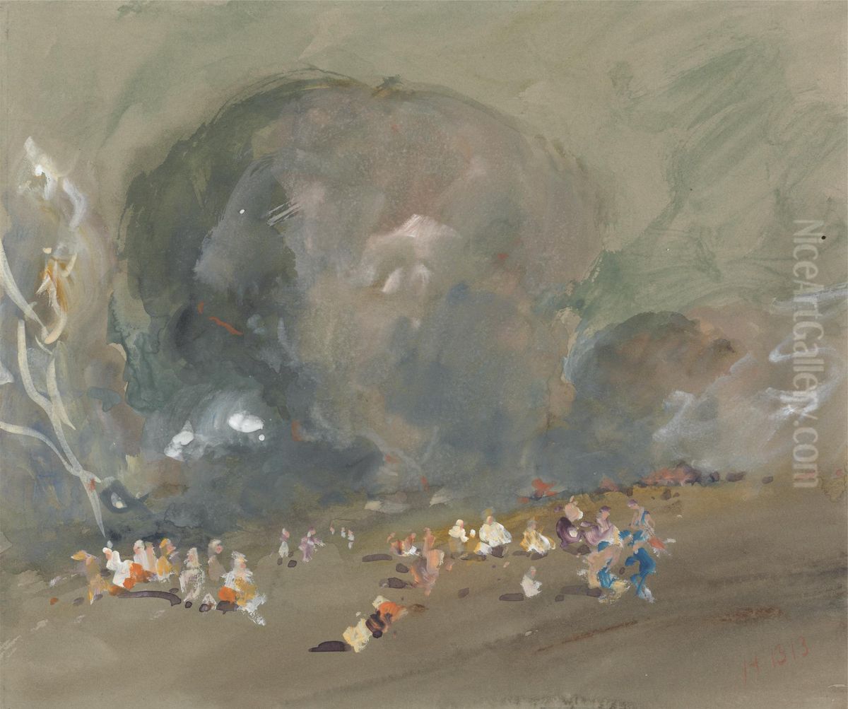 Fete Champetre Oil Painting by Hercules Brabazon Brabazon