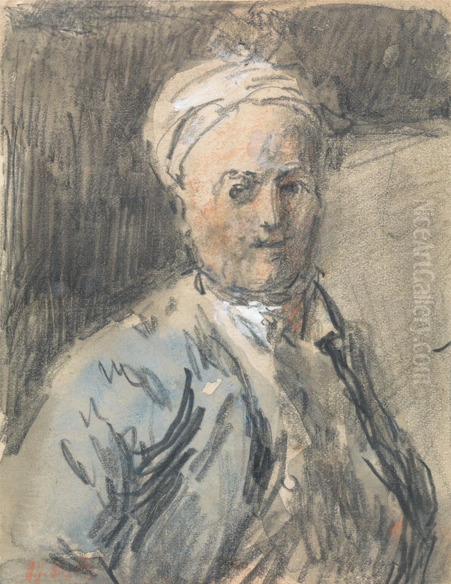 Portrait of a Man Oil Painting by Hercules Brabazon Brabazon