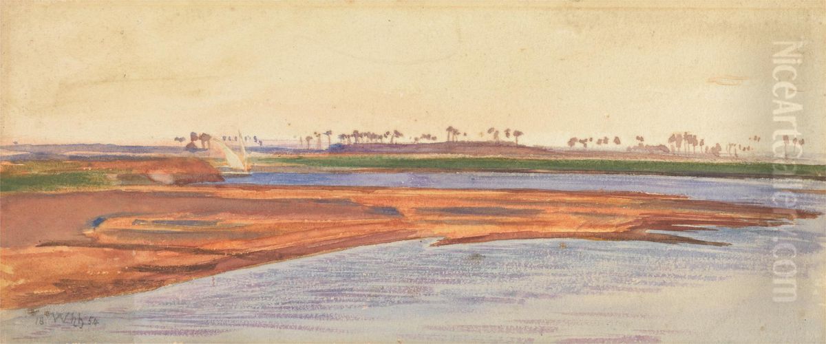 The Nile Oil Painting by William Holman Hunt