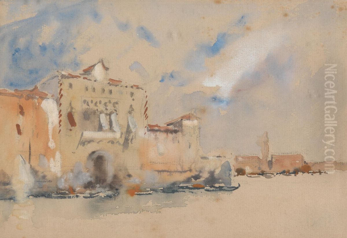 Venice Oil Painting by Hercules Brabazon Brabazon