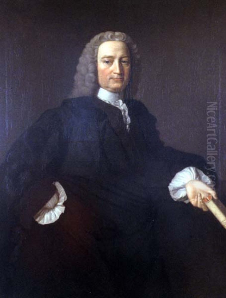 Francis Hutcheson Oil Painting by Allan Ramsay
