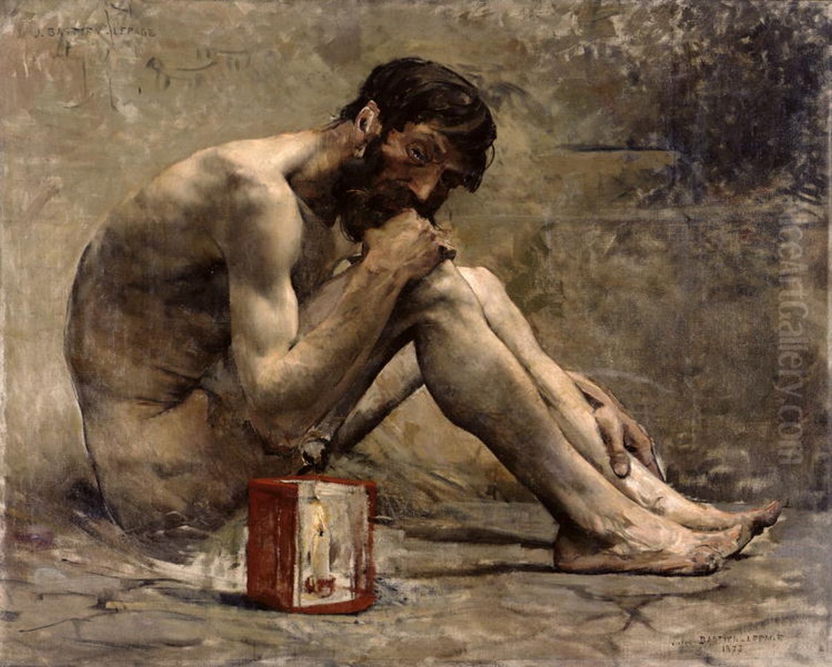 Diogene Oil Painting by Jules Bastien-Lepage