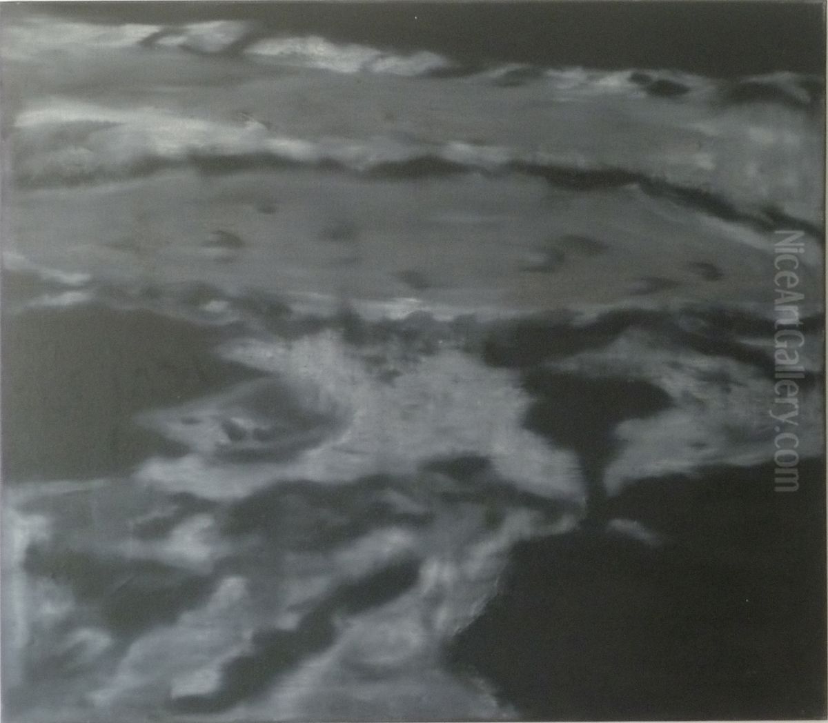 Moonscape Oil Painting by Xavier Tricot