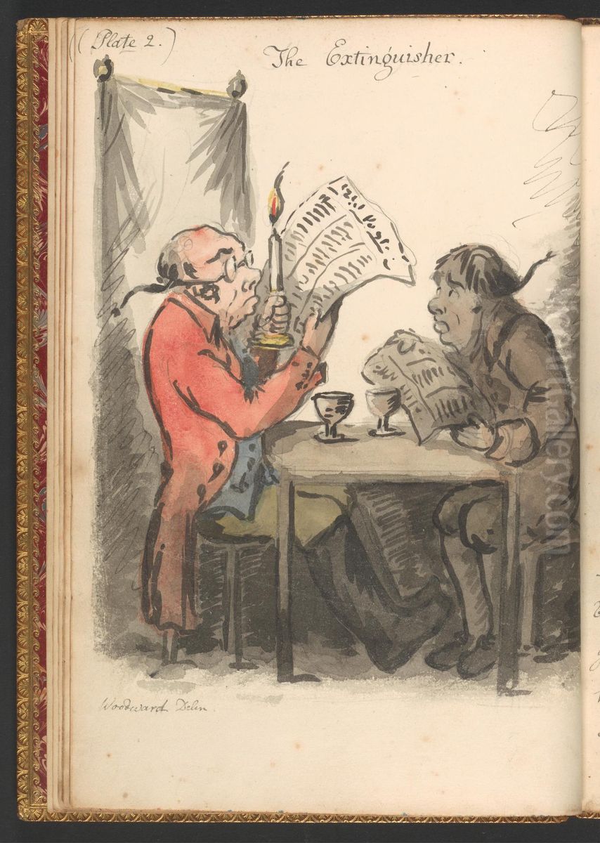 The Extinguisher Oil Painting by George Murgatroyd Woodward