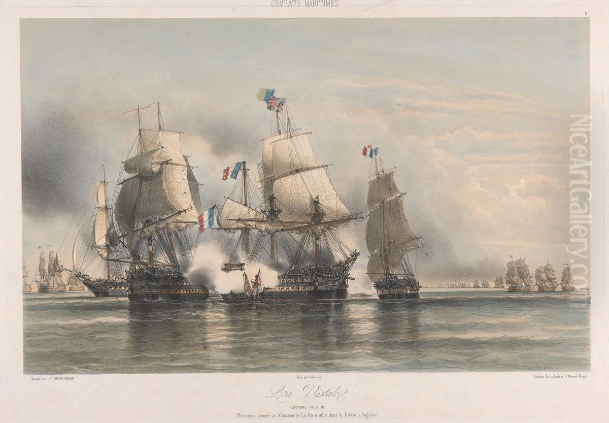 La Vestale Oil Painting by Jean-Baptiste Henri Durand-Brager