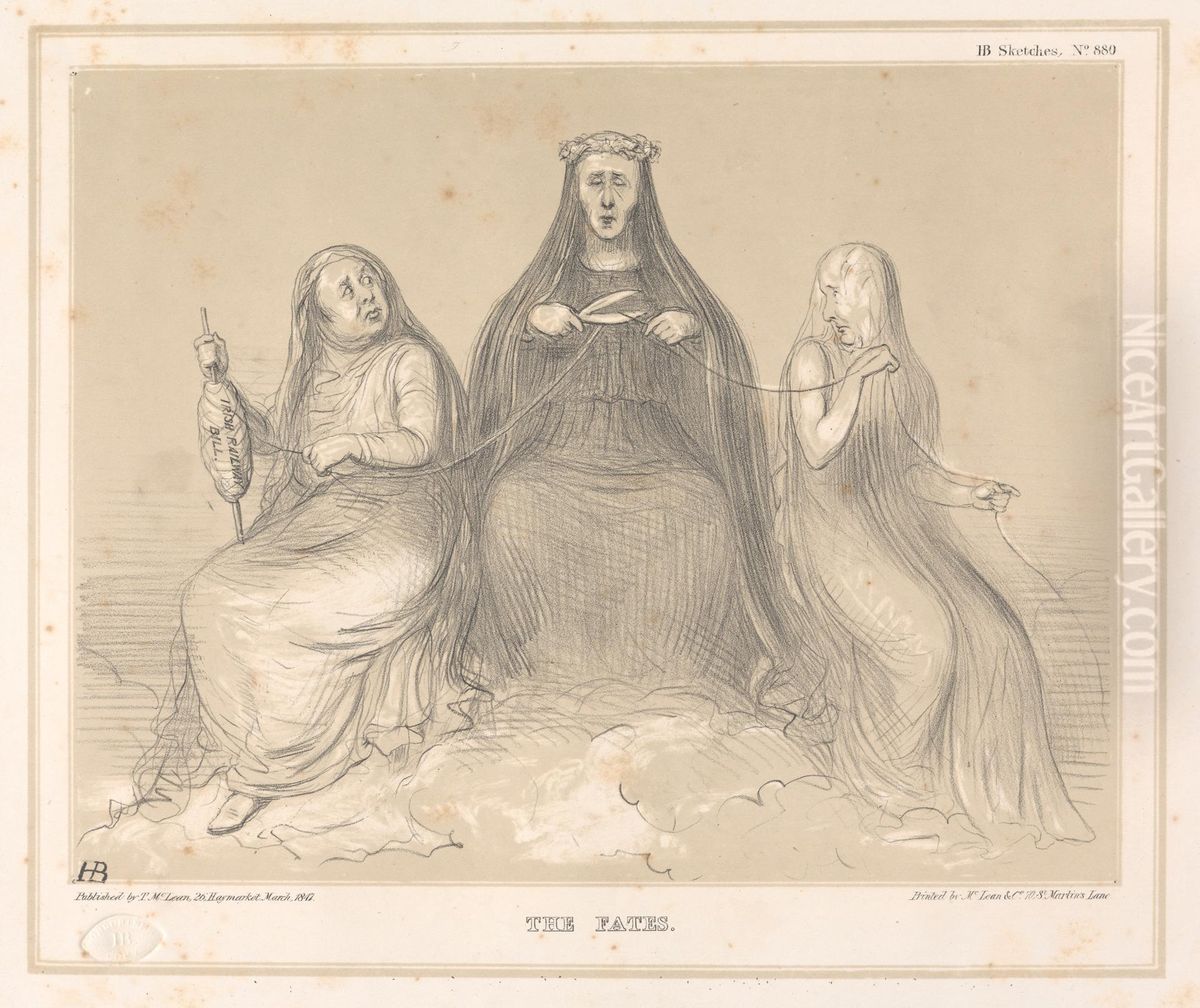 The Fates Oil Painting by John (H.B.) Doyle