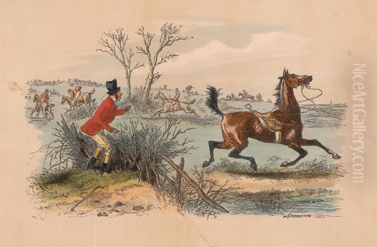 No. 5. Whistle and I'll come to ye, my lad! Oil Painting by Hablot Knight Browne