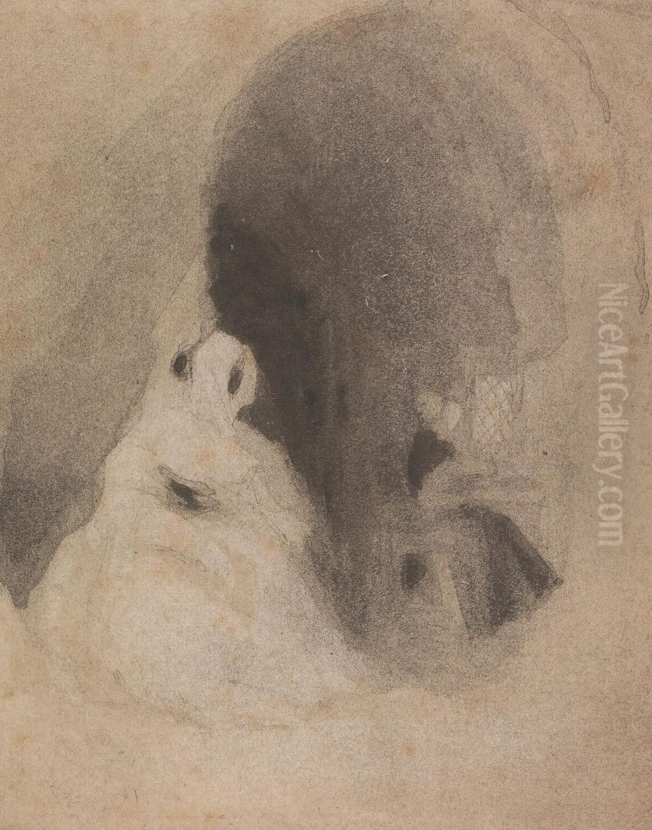 Untitled (one of three) Oil Painting by Richard Parkes Bonington