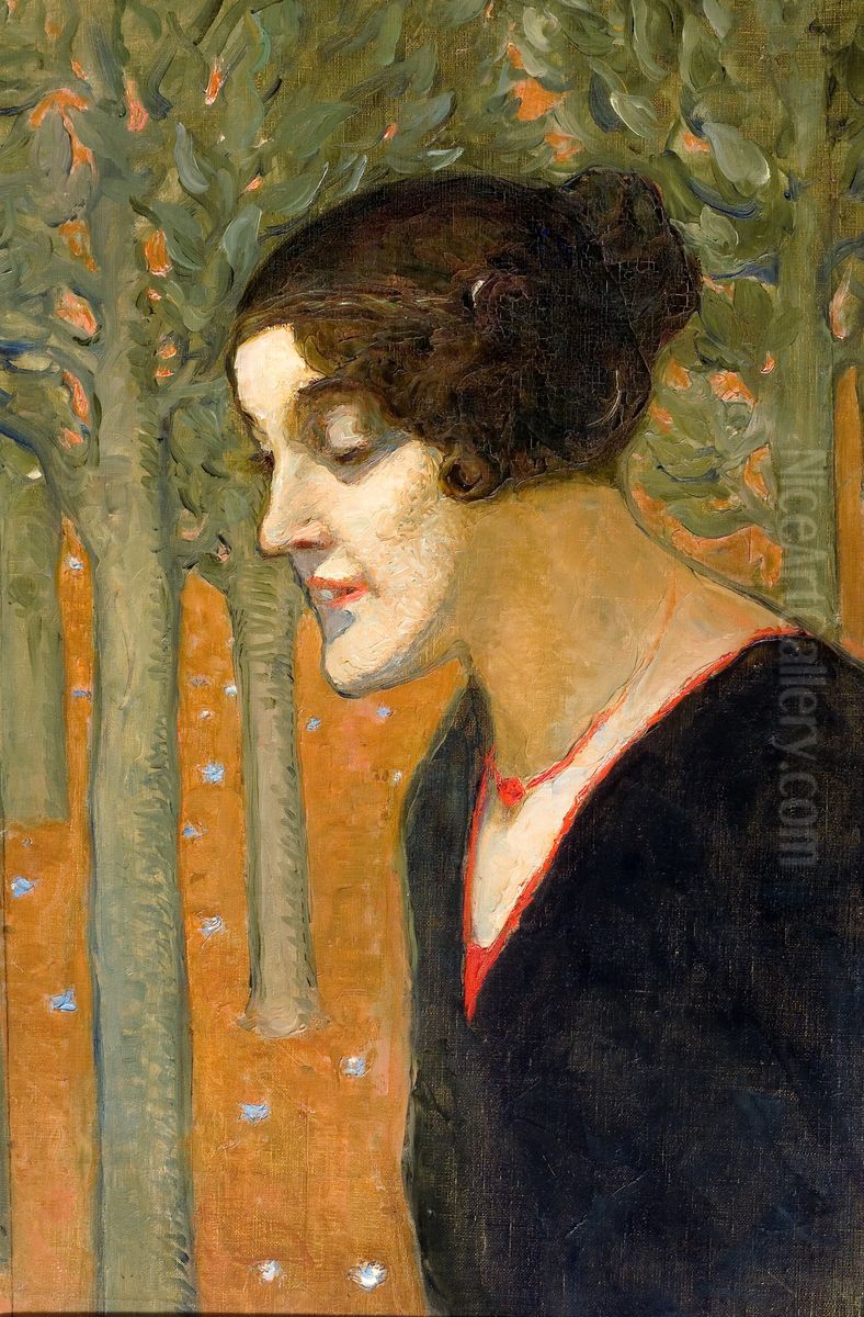 Maggie Gripenberg Oil Painting by Venny Soldan-Brofeldt