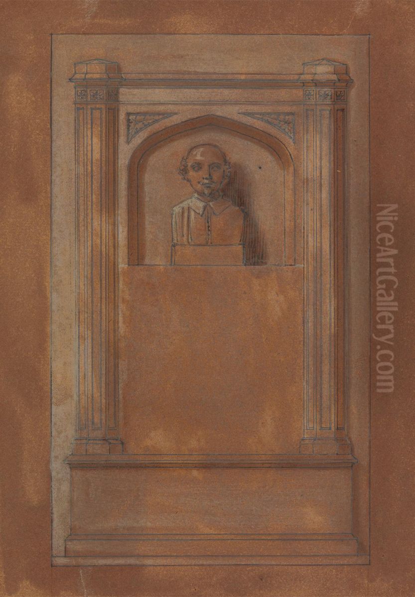 Bust of Shakespeare Oil Painting by Robert Smirke