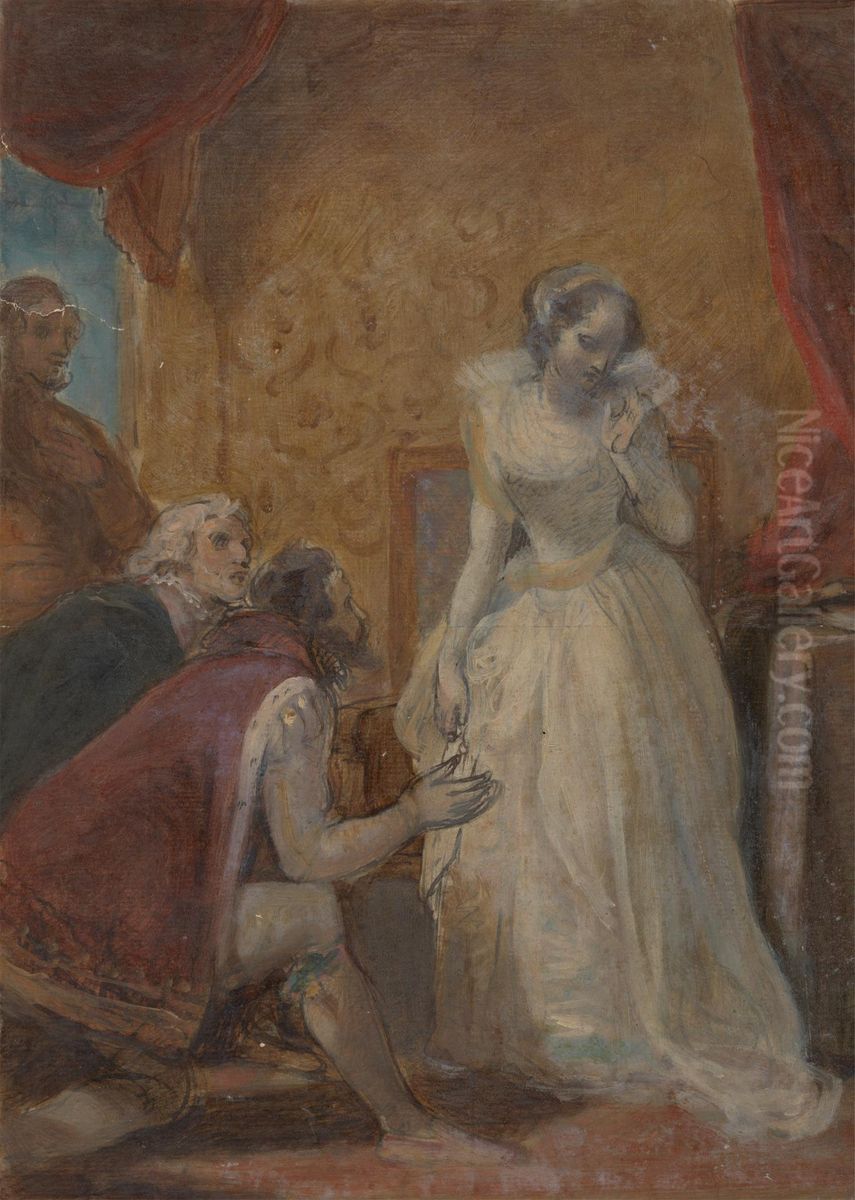 Lady Jane Grey Oil Painting by Robert Smirke