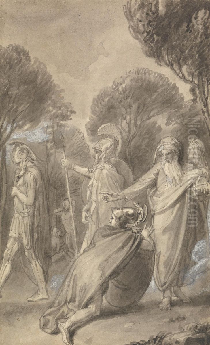 One of Six Illustrations to Fenelon's 