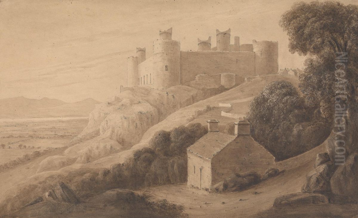 Harlech Castle Oil Painting by Isaac Weld
