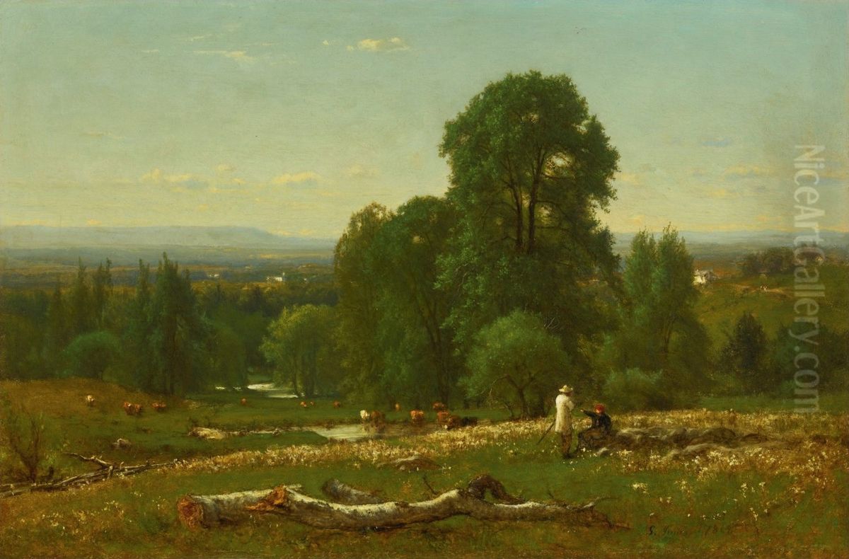 Landscape Oil Painting by George Inness