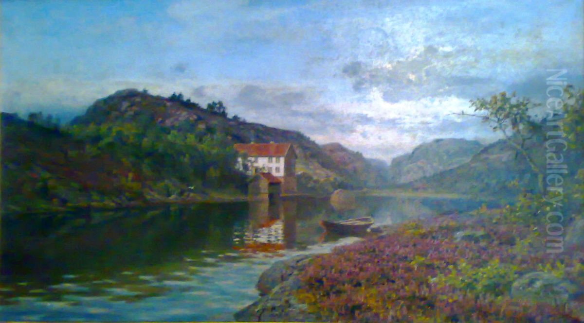 ? Oil Painting by Amaldus Nielsen