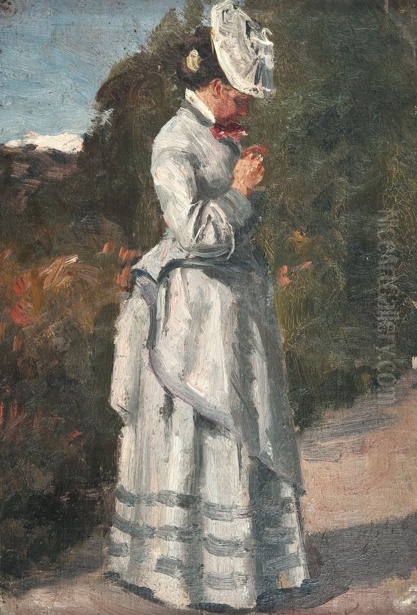 Kaipaus Oil Painting by Berndt Lindholm