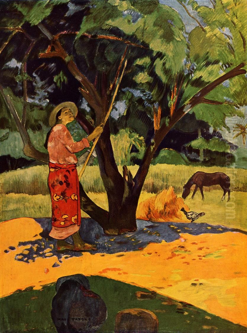 Picking Lemons Oil Painting by Paul Gauguin