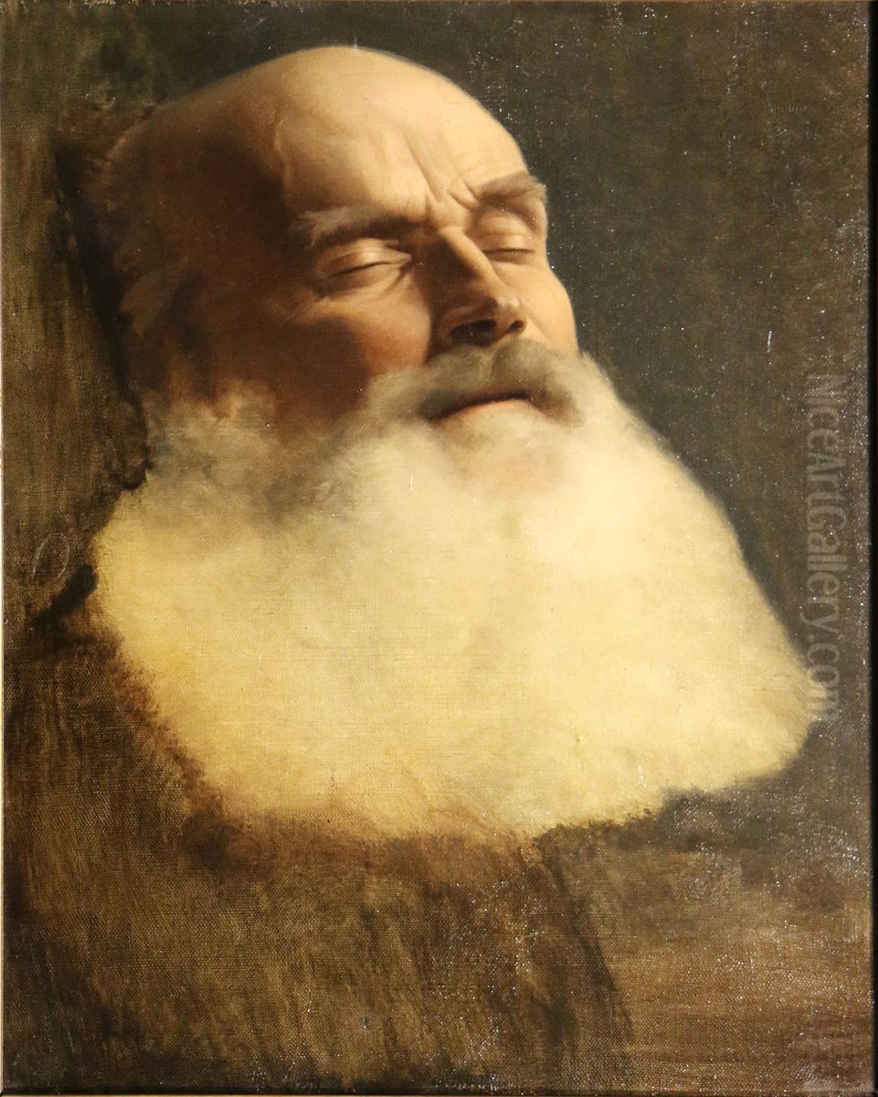 Etude pour la mort de saint Paul. Oil Painting by Charles Negre