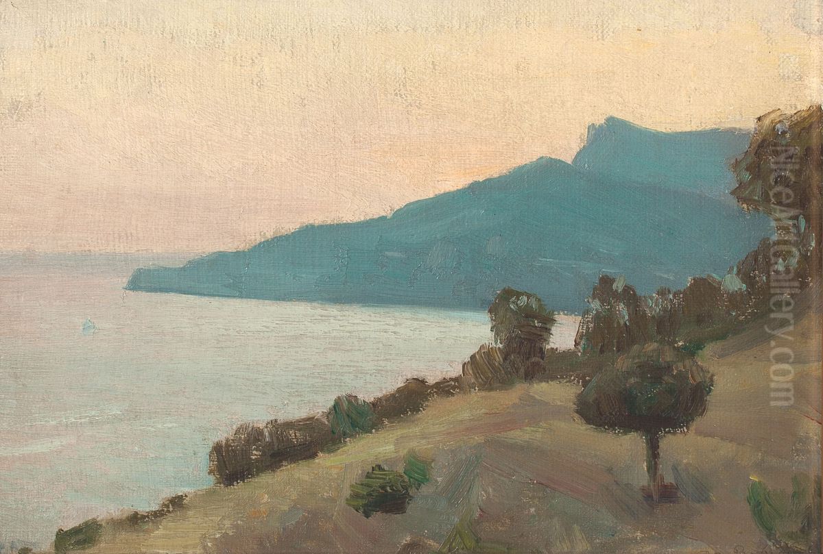 Crimea. Aitodor cape Oil Painting by Apollinary Vasnetsov