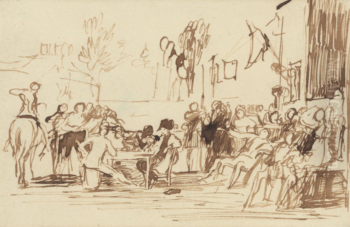 The Chelsea Pensioners Reading the Waterloo Dispatch Oil Painting by David Wilkie