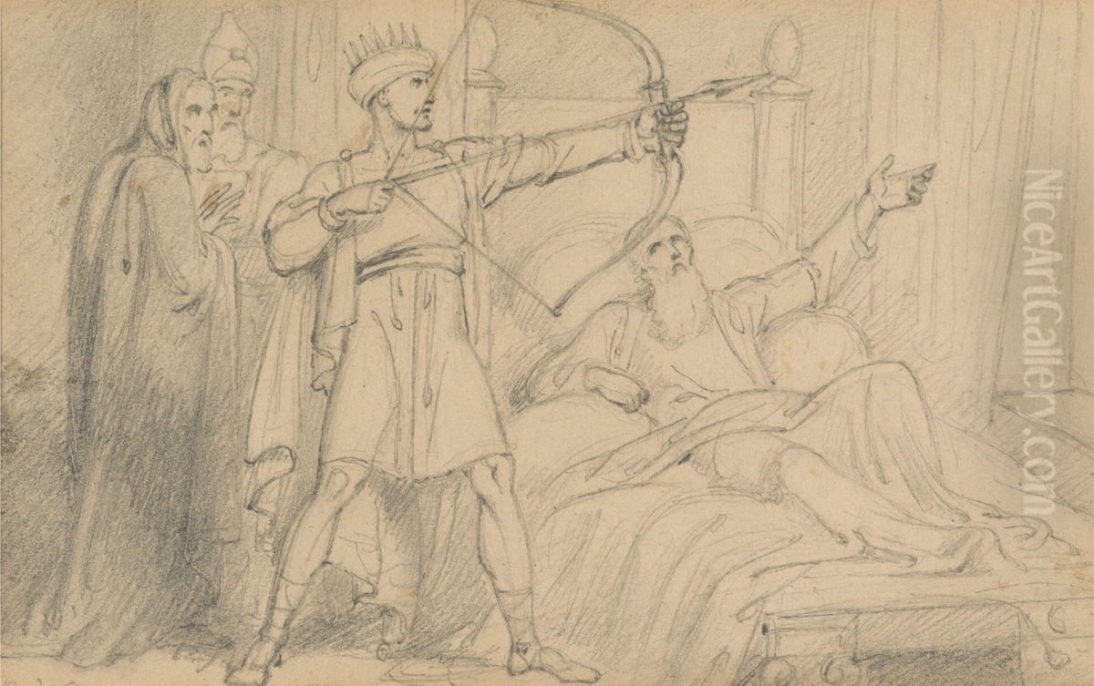 17) Oil Painting by Richard Westall