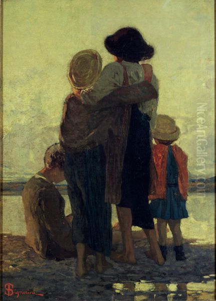 Nubi al tramonto Oil Painting by Telemaco Signorini