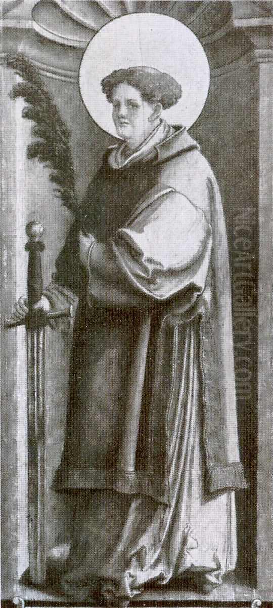 Ein heiliger Diakon Oil Painting by Master of Messkirch