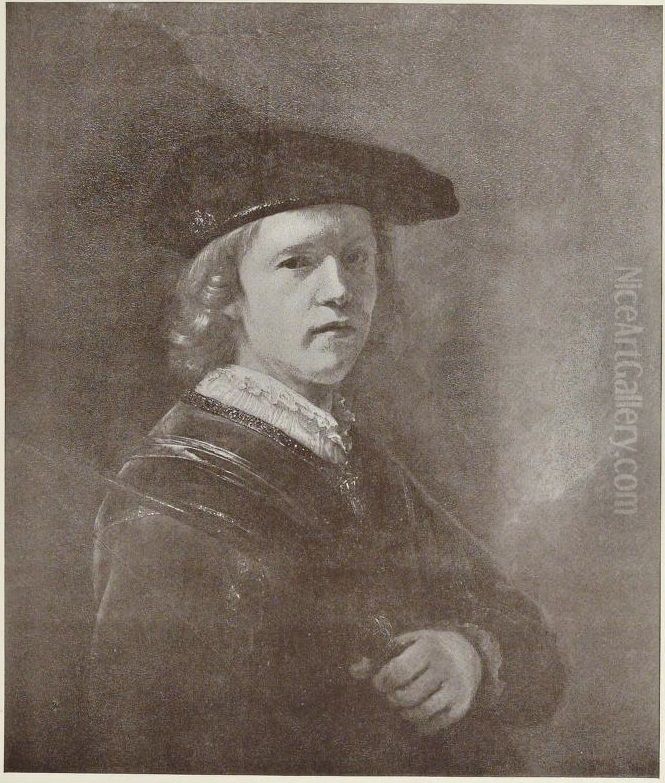 Portrait of a Youth as a Huntsman Oil Painting by Aelbert Cuyp