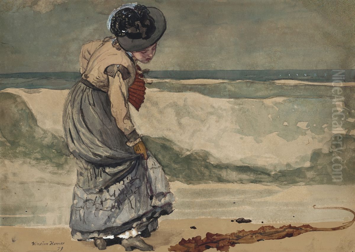 Startled Oil Painting by Winslow Homer