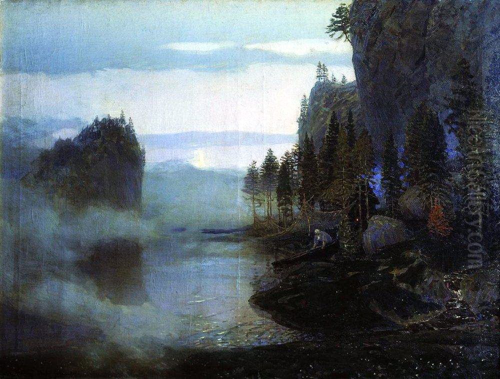 Ballad. Ural Oil Painting by Apollinary Vasnetsov