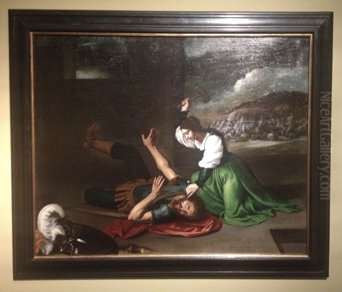 Jael and Sisera Oil Painting by Pedro Nunez Del Valle