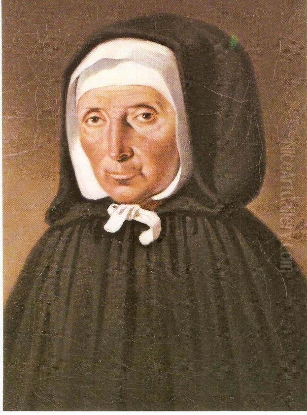 Blessed Jeanne Jugan(October 25, 1792 - 1879) foundress of theLittle Sisters of the Poor. Oil Painting by unknown