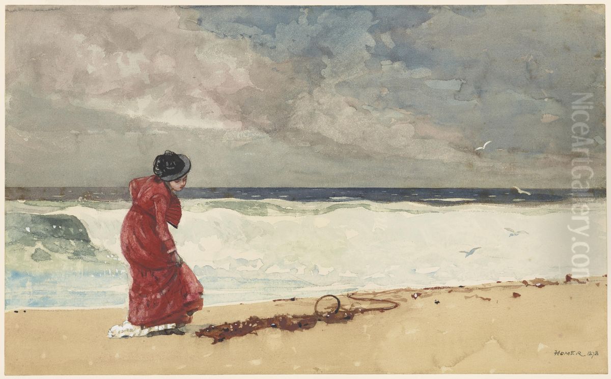 Startled Oil Painting by Winslow Homer